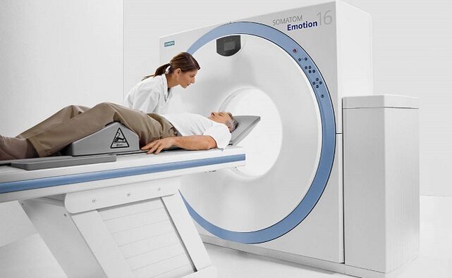 MRI as a way of diagnosing thoracic osteochondrosis